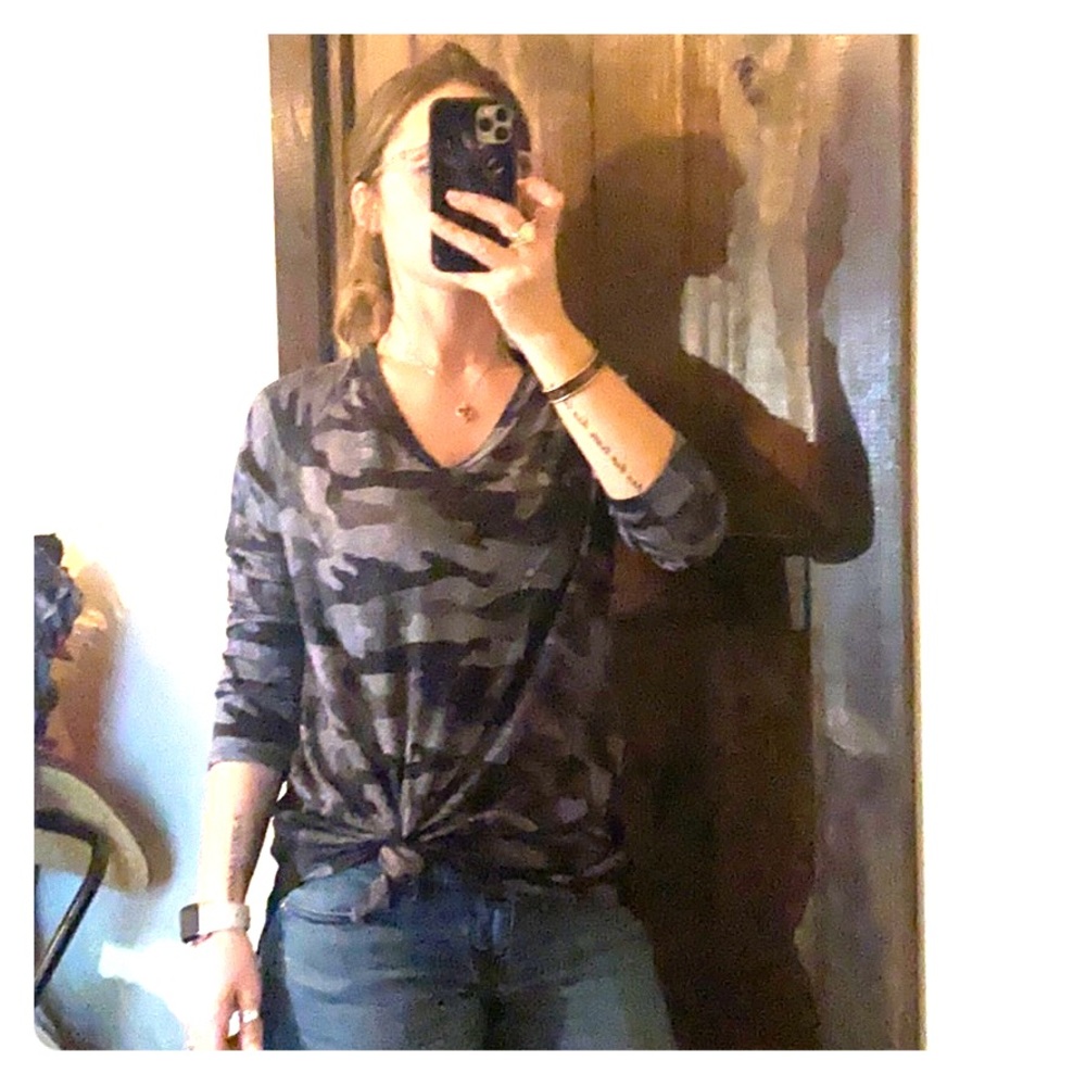 Camo blouse